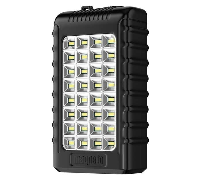 Magneto LED Solar Emergency Light - Black