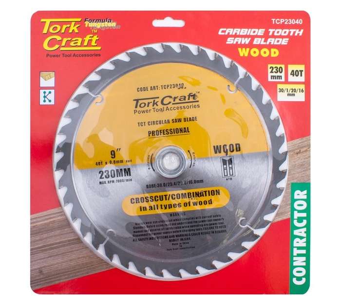 Tork Craft TCP23040 Contractors Circular Saw Blade (230mm)
