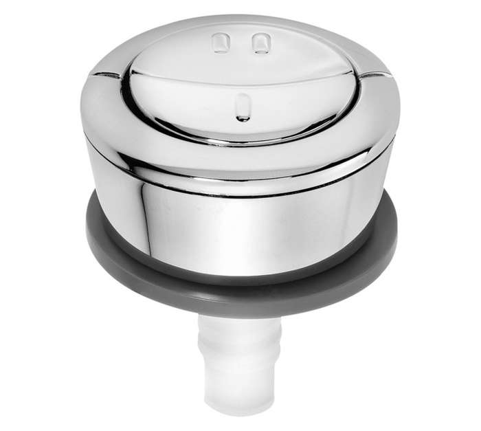 Wirquin Dual Flush Button - Chrome