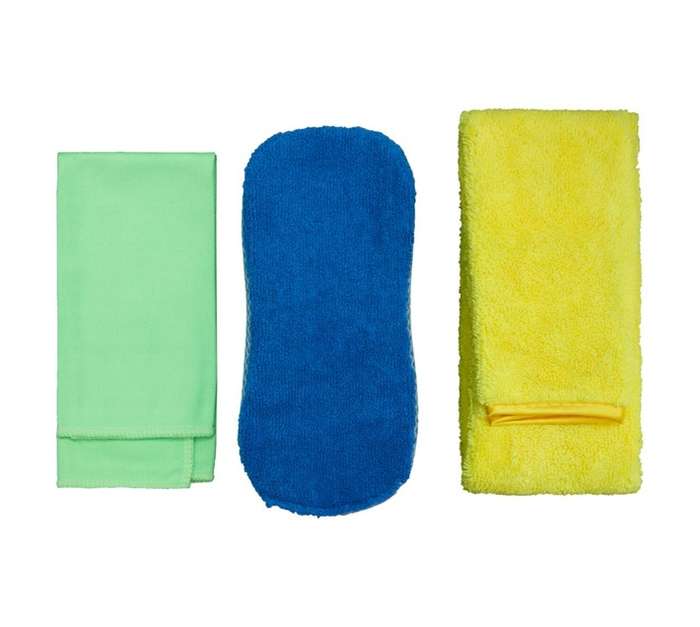 Shield 3 Piece Microfibre Cloth Super Value Pack