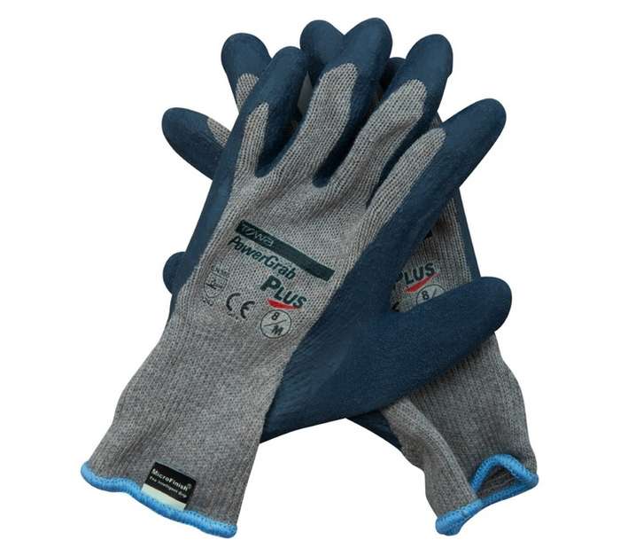 Towa Work Glove Powergrab Plus - Grey (Size 8 Medium)