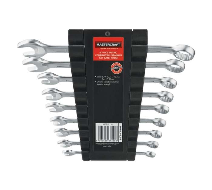 Mastercraft Combination/Wrench (G/T) (9 piece)