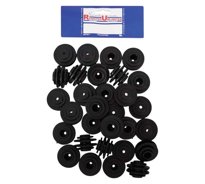 SMK 4.5mm Flat Bar Bobbin - Black (50 Pack)
