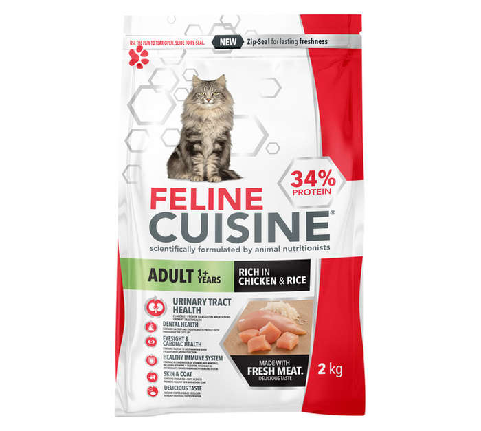 Feline Cuisine Adult Chicken and Rice Cat Food (2kg)