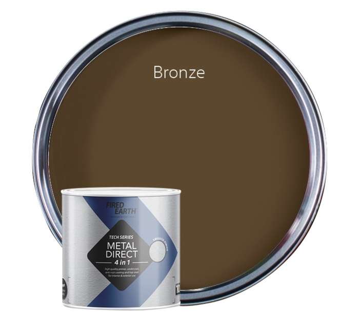 Fired Earth Metal Direct Smooth Satin - Bronze (500ml)