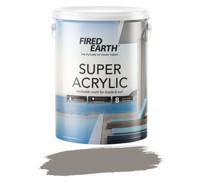 Fired Earth Inside Out Satin Acrylic - A To Zee (5L)