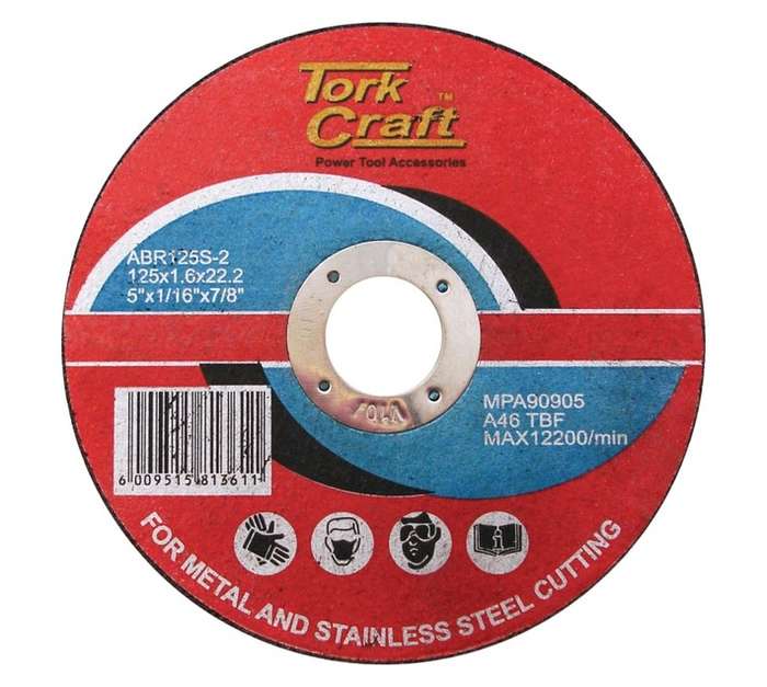 Tork Craft Steel Cutting Disc (125 x 1.6mm)