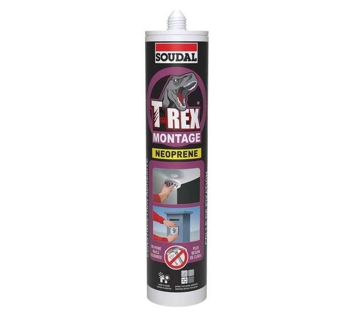 Soudal T-Rex Montage Neoprene - Beige (350g)