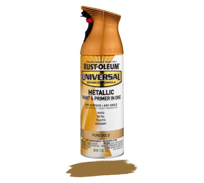 Rust-Oleum Spray Paint Universal Metallic - Pure Gold (312g)
