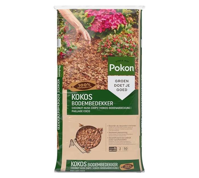Pokon 7707964605100 Coconut Husk Chips - Brown (50L)