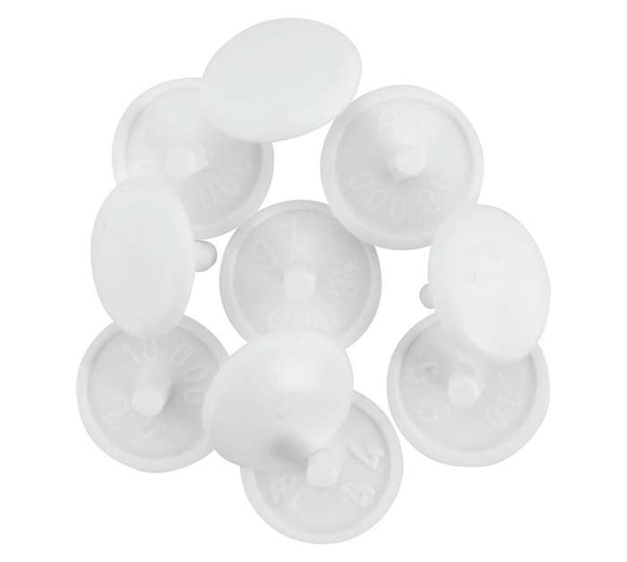 RJK Screw Cover 12mm - White (10 Pack)