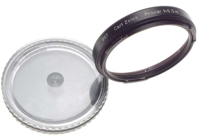 Zeiss Proxar B57 f=0,5m Close up filter cased HASSELBLAD camera lens accessory