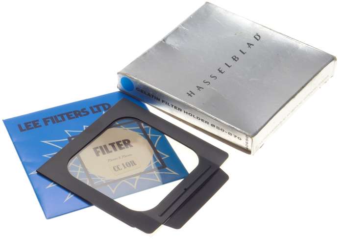 LEE Filters gelatin filter holder HASSELBLAD 40690 Color CC10R 75mmx75mm boxed