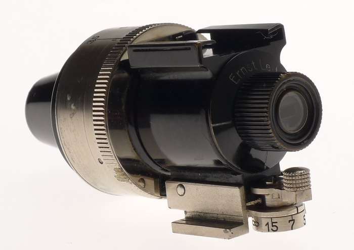 BLACK ENAMEL PAINT LEICA UNIVERSAL RANGEFINDER VIEWFINDER VIDOM NICKEL LEITZ