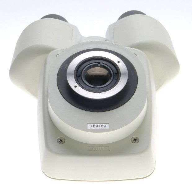 BINOCULAR HC ADJUSTABLE TUBE USED FITS LEICA DMLB LABORATORY DMLB MICROSCOPE