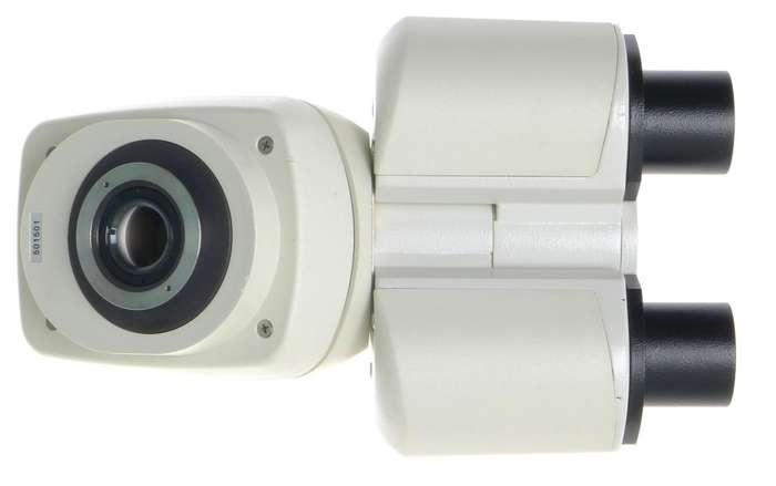 BINOCULAR HC ADJUSTABLE TUBE USED FITS LEICA DMLB LABORATORY DMLB MICROSCOPE