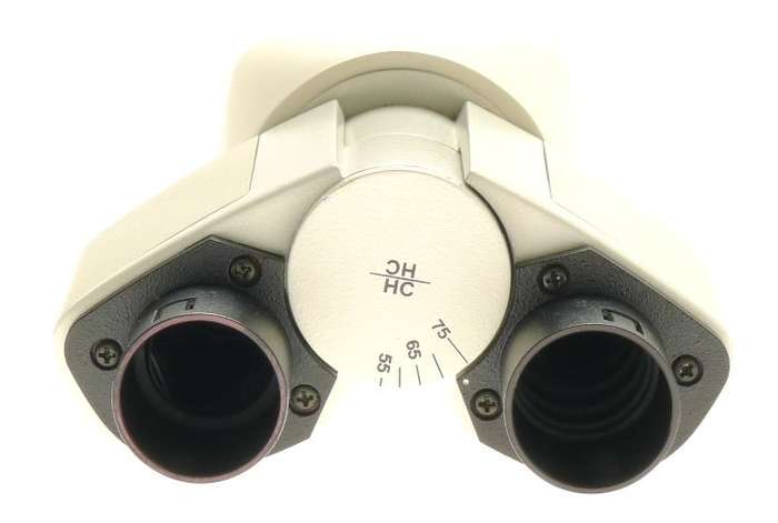 BINOCULAR HC ADJUSTABLE TUBE USED FITS LEICA DMLB LABORATORY DMLB MICROSCOPE
