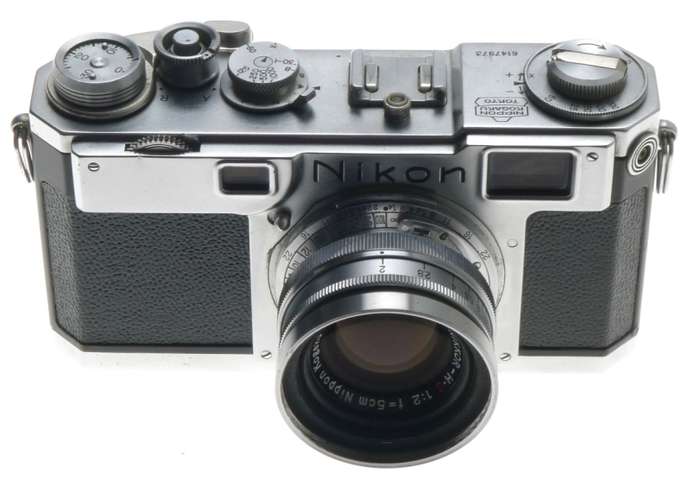 HALF CASE S2 NIKON RANGFINDER 35mm FILM CAMERA NIPPON KOGAKU NIKKOR H.C F2 f=5cm