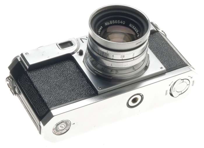 HALF CASE S2 NIKON RANGFINDER 35mm FILM CAMERA NIPPON KOGAKU NIKKOR H.C F2 f=5cm