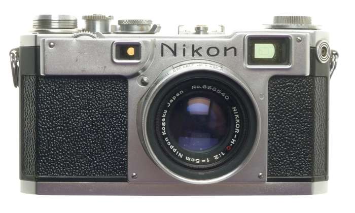 HALF CASE S2 NIKON RANGFINDER 35mm FILM CAMERA NIPPON KOGAKU NIKKOR H.C F2 f=5cm
