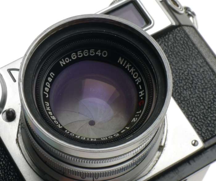 HALF CASE S2 NIKON RANGFINDER 35mm FILM CAMERA NIPPON KOGAKU NIKKOR H.C F2 f=5cm