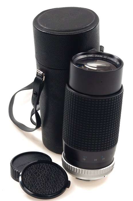 HOYA HMC ZOOM 80-200mm 1:4 MINOLTA CAMERA MOUNT CASE NR
