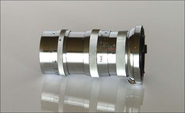 CONTAX ZEISS SONNAR 4/135mm LENS EXPORT MODEL CAPS MINT