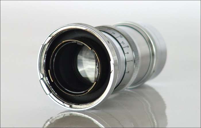 CONTAX ZEISS SONNAR 4/135mm LENS EXPORT MODEL CAPS MINT