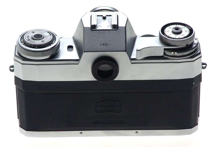 ZEISS CHROME CONTAREX SLR FILM CAMERA BULLS EYE PLANAR 2/50 CAP CASE f=50mm KIT