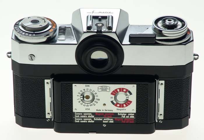 ZEISS CHROME CONTAREX SUPER SLR FILM CAMERA PLANAR 2/50 CAP CASE f=50mm KIT MINT