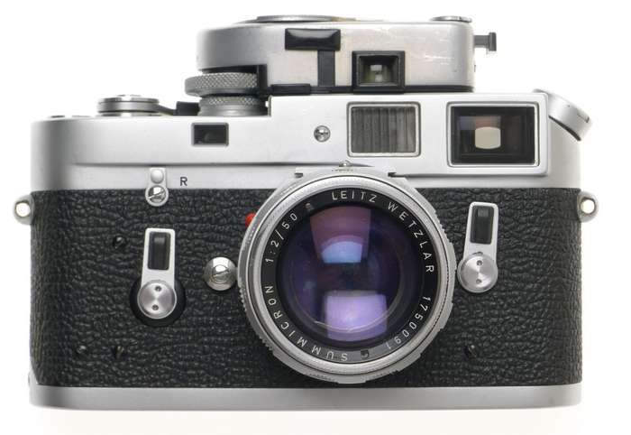 SUMMICRON DR 2/50mm CHROME METER LEICA 35mm FILM M4 CAMERA CASED JUST SERVICED