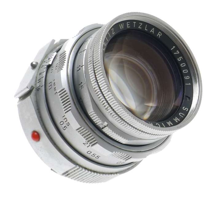 SUMMICRON DR 2/50mm CHROME METER LEICA 35mm FILM M4 CAMERA CASED JUST SERVICED