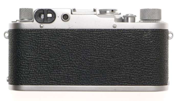 LEICA CHROME BODY 3F RANGEFINDER IIIF M39 MOUNT CAMERA SYNCH CABLE BLACK DIAL