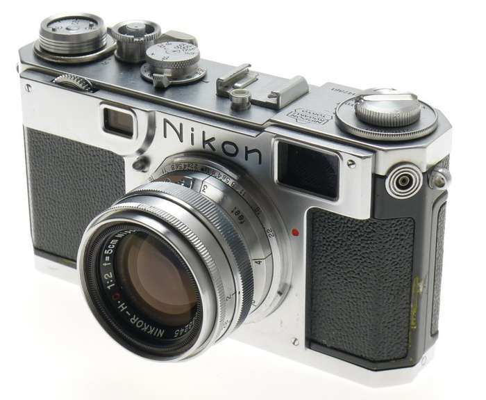 S2 NIKON RANGFINDER 35mm FILM CAMERA NIPPON KOGAKU NIKKOR H.C 1:2 f=5cm CLEAN