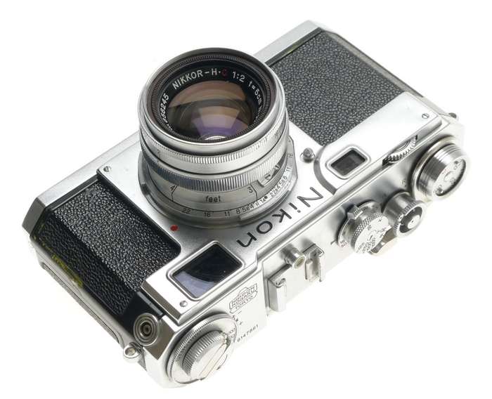 S2 NIKON RANGFINDER 35mm FILM CAMERA NIPPON KOGAKU NIKKOR H.C 1:2 f=5cm CLEAN