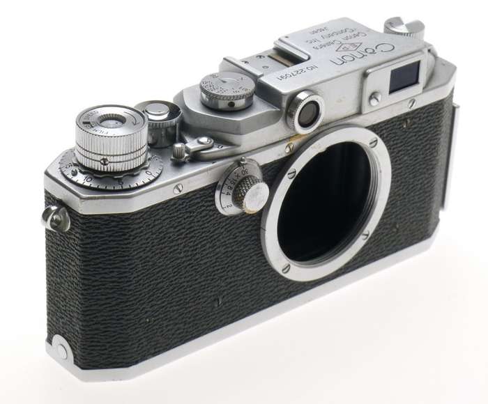 CANON EP M39 RANGEFINDER LEICA CHROME CAMERA BODY 35mm FILM SPOOL USED GOOD COND