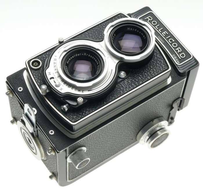 XENAR 3.5/75mm LENS TLR ROLLEICORD CAMERA FILTER CAP MX SHUTTER ROLLEINAR KIT