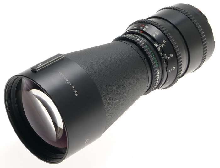 ZEISS TELE-TESSAR 5.6/350 T* HASSELBLAD CAMERA LENS HOOD FILTER CAPS CASED CLEAN