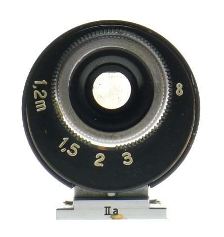 ZEISS IKON 2A CONTAX IIa CAMERA I BLACK UNIVERSAL VIEWFINDER ATTACHMENT 1.2m INF