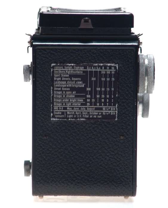ROLLEICORD TLR CAMERA ZEISS JENA TRIOTAR 4.5/75 CASED