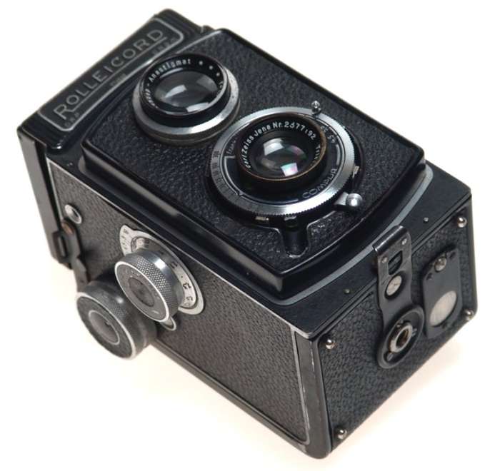 ROLLEICORD TLR CAMERA ZEISS JENA TRIOTAR 4.5/75 CASED