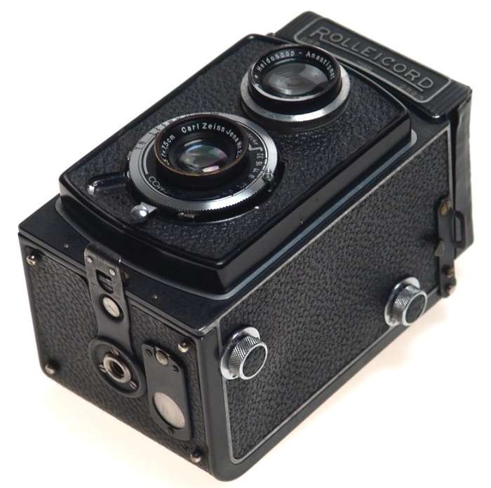 ROLLEICORD TLR CAMERA ZEISS JENA TRIOTAR 4.5/75 CASED