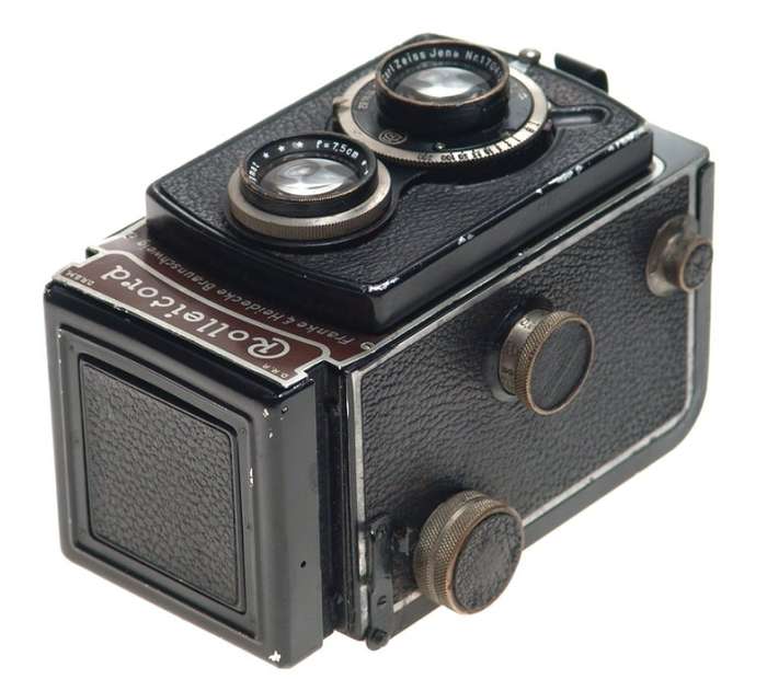 ROLLEICORD TLR VINTAGE CAMERA ZEISS JENA TRIOTAR 3.8/75