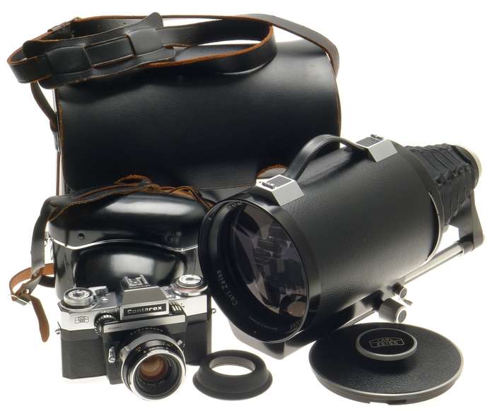MIROTAR 1:4.5 f=500mm RARE MIRROR ZEISS CONTAREX SUPER CAMERA PLANAR 1:2/50 LENS