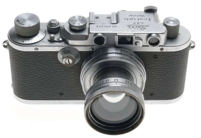 SUMMITAR 1:2 f=5cm VINTAGE LENS IIIa CHROME LEICA 35mm FILM CAMERA USED 1:2/50mm