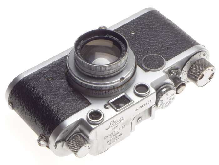 LEICA IIF LEITZ M39 LTM RANGEFINDER CAMERA SUMMAR 2/50mm f=5cm COLLAPSIBLE MANUA