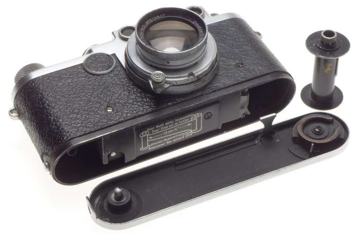 LEICA IIF LEITZ M39 LTM RANGEFINDER CAMERA SUMMAR 2/50mm f=5cm COLLAPSIBLE MANUA