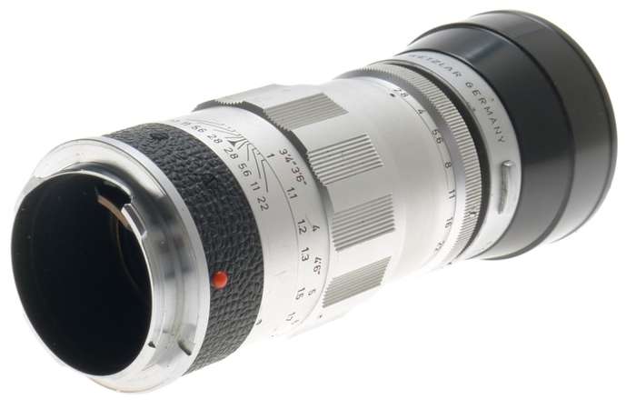 ELMARIT 2.8/90mm CHROME M MOUNT LEICA LENS HOOD UVa FILTER CAPS USED AS IS f=90