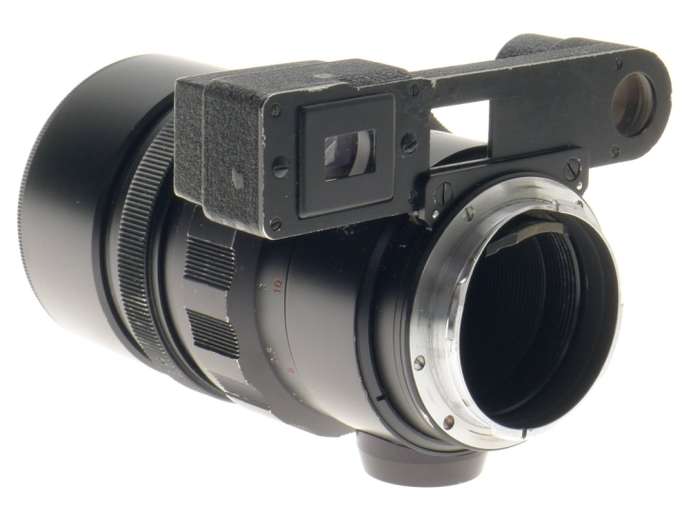 USED LEICA CAMERA LENS ELMARIT-M 1:2.8/135mm EYES f=135mm BLACK LENS FITS M9-P