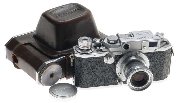 CANON IIF 2F RANGEFINDER TYPE 1:3.5/50mm COMPACT LENS CASED CAP CLEAN f50mm RARE